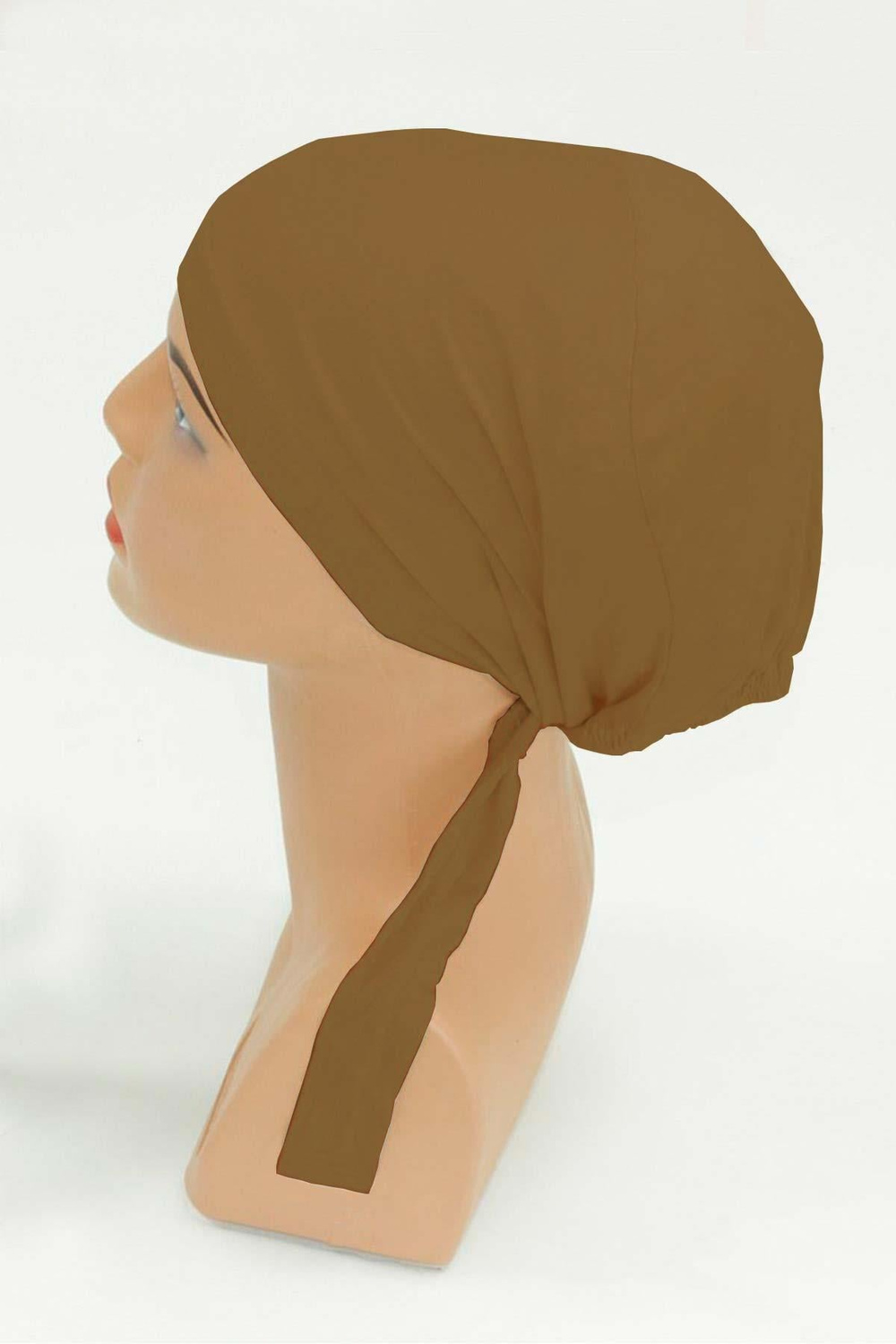 Likralı Penye Bone - Camel