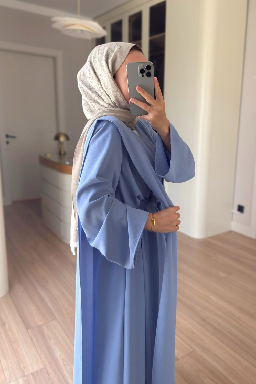 Naia Abaya Takım - Mavi