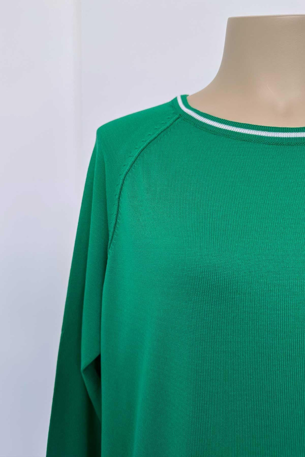 Reglan Merserize Elbise - Yeşil