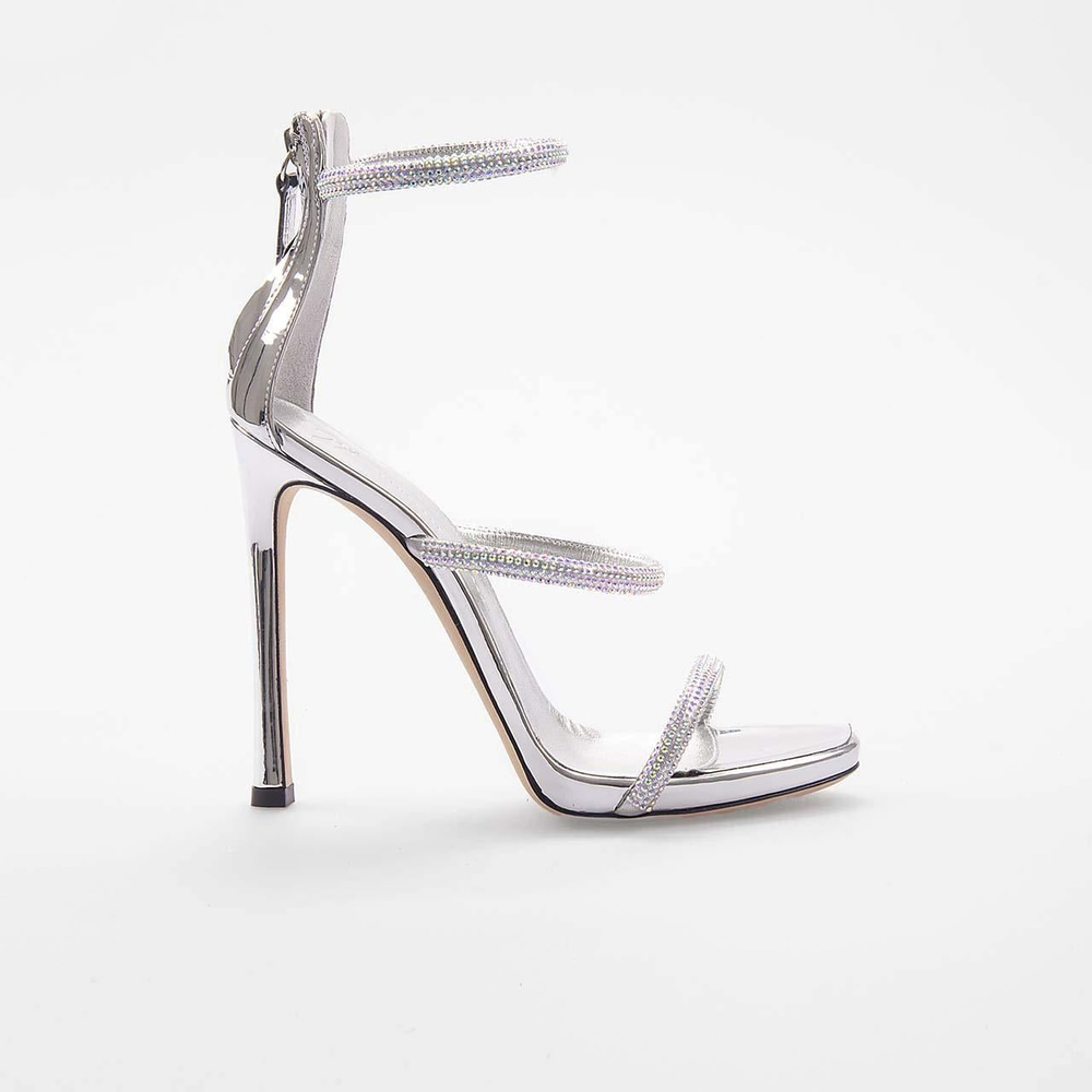 Giuseppe Zanotti Kadın Gümüş Gece & Abiye Ayakkabı