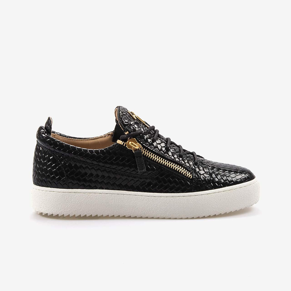 Giuseppe Zanotti Siyah Fermuarlı Erkek Spor & Sneaker Ayakkabı RM50012