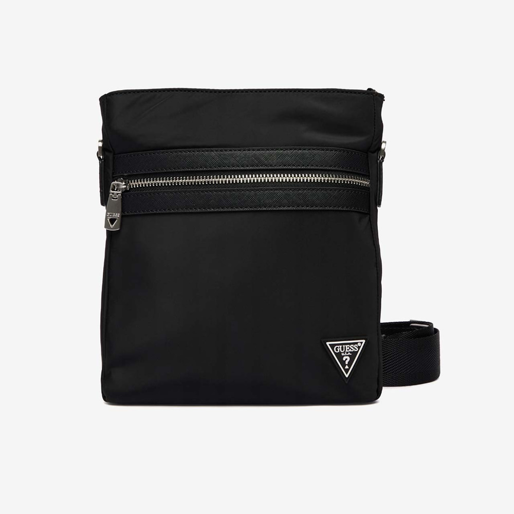 Guess Erkek Vegan Askılı Berlin Siyah Çapraz Çanta HMBENYP6123