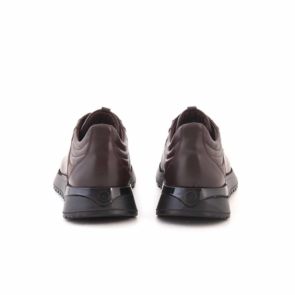 Mocassini Erkek Hakiki Deri Kauçuk Taban Kahverengi Spor & Sneaker Ayakkabı
