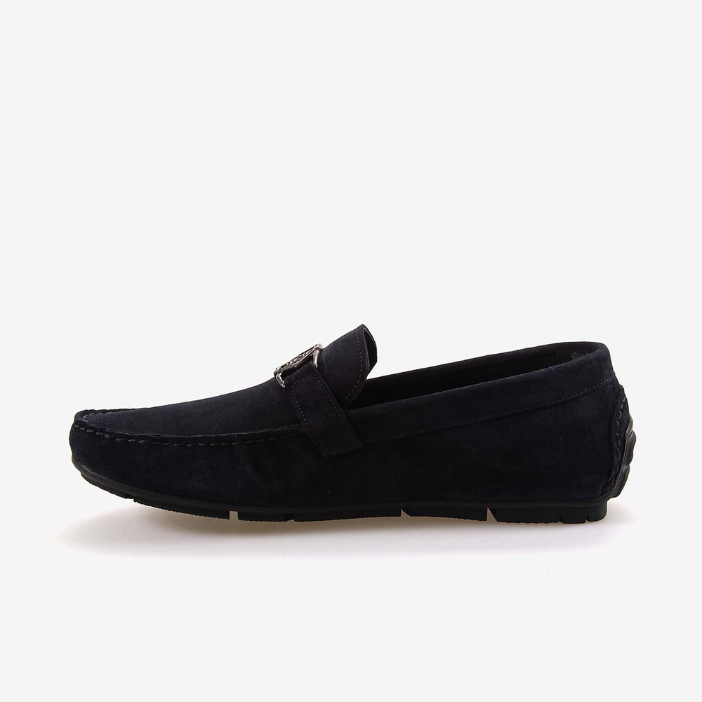 Mocassini  Tokalı Erkek Lacivert Süet Loafer Ayakkabı