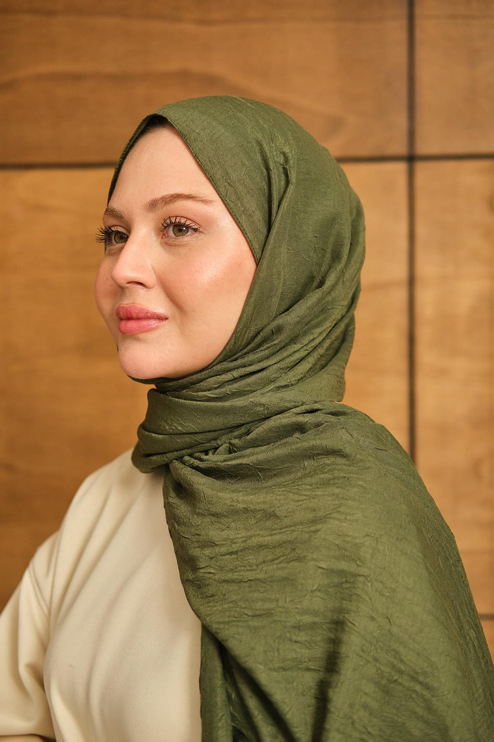 Bambu Kraş Şal Yeşil