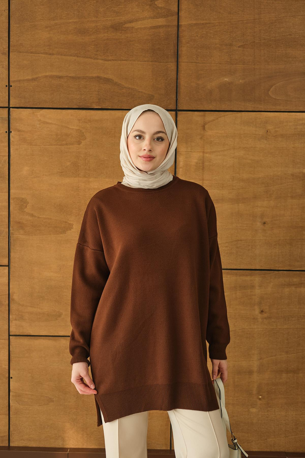 Basic Triko Kahverengi