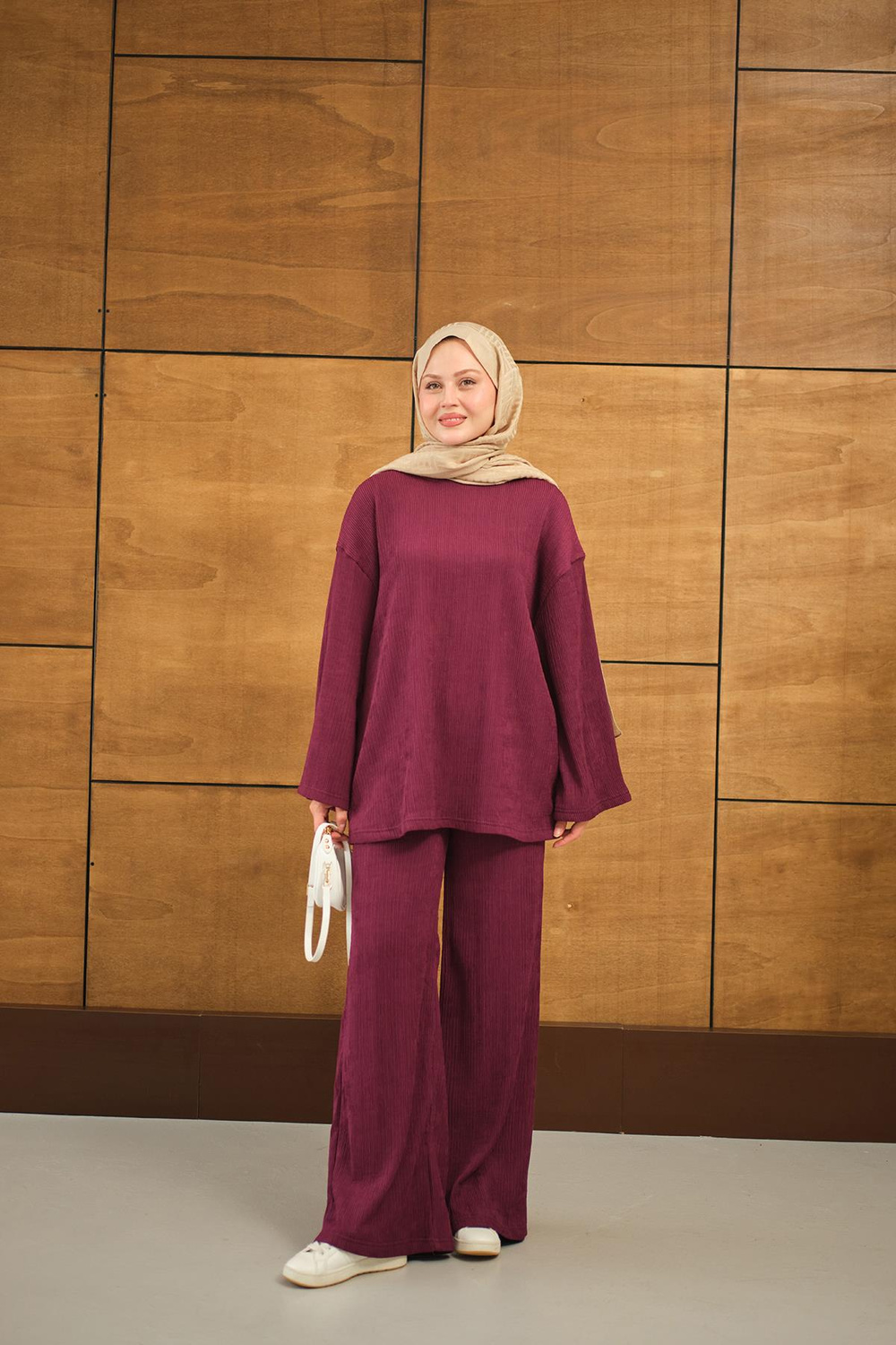 Bürümcük Desen Takım Bordo