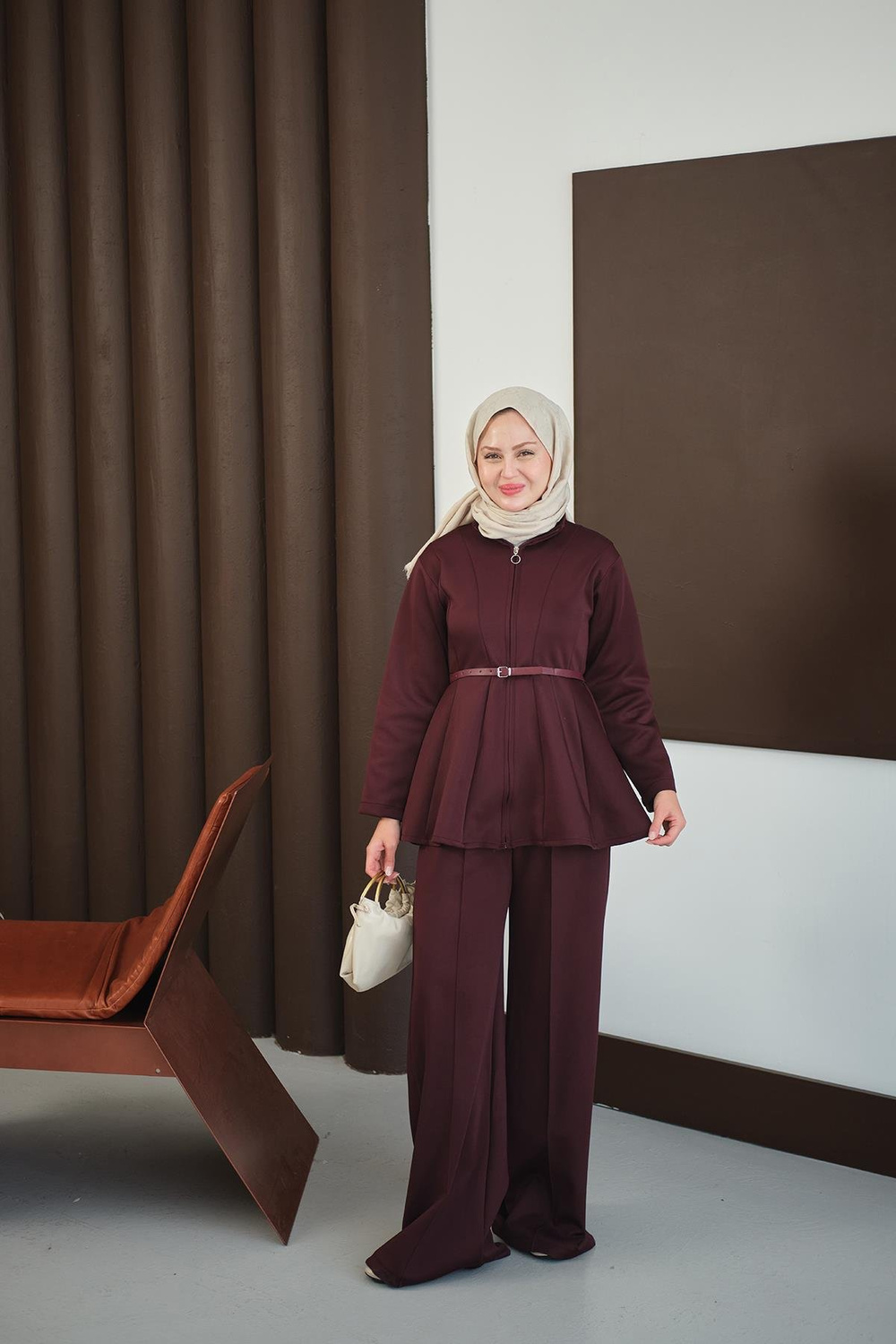 Femuarlı Scuba Takım Bordo