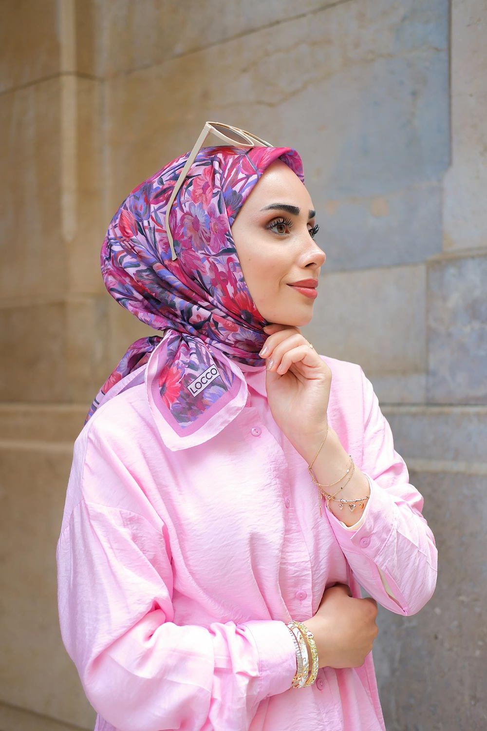 Frezya Soft Eşarp Pembe