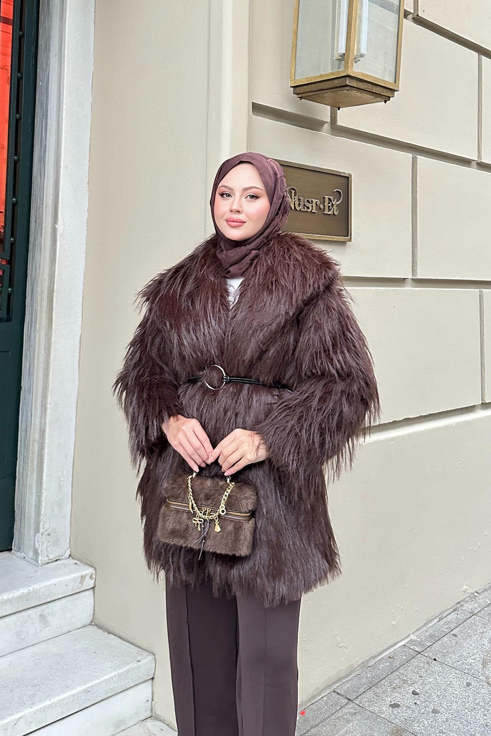 Halka Kemer Detay Kaban Acı Kahve