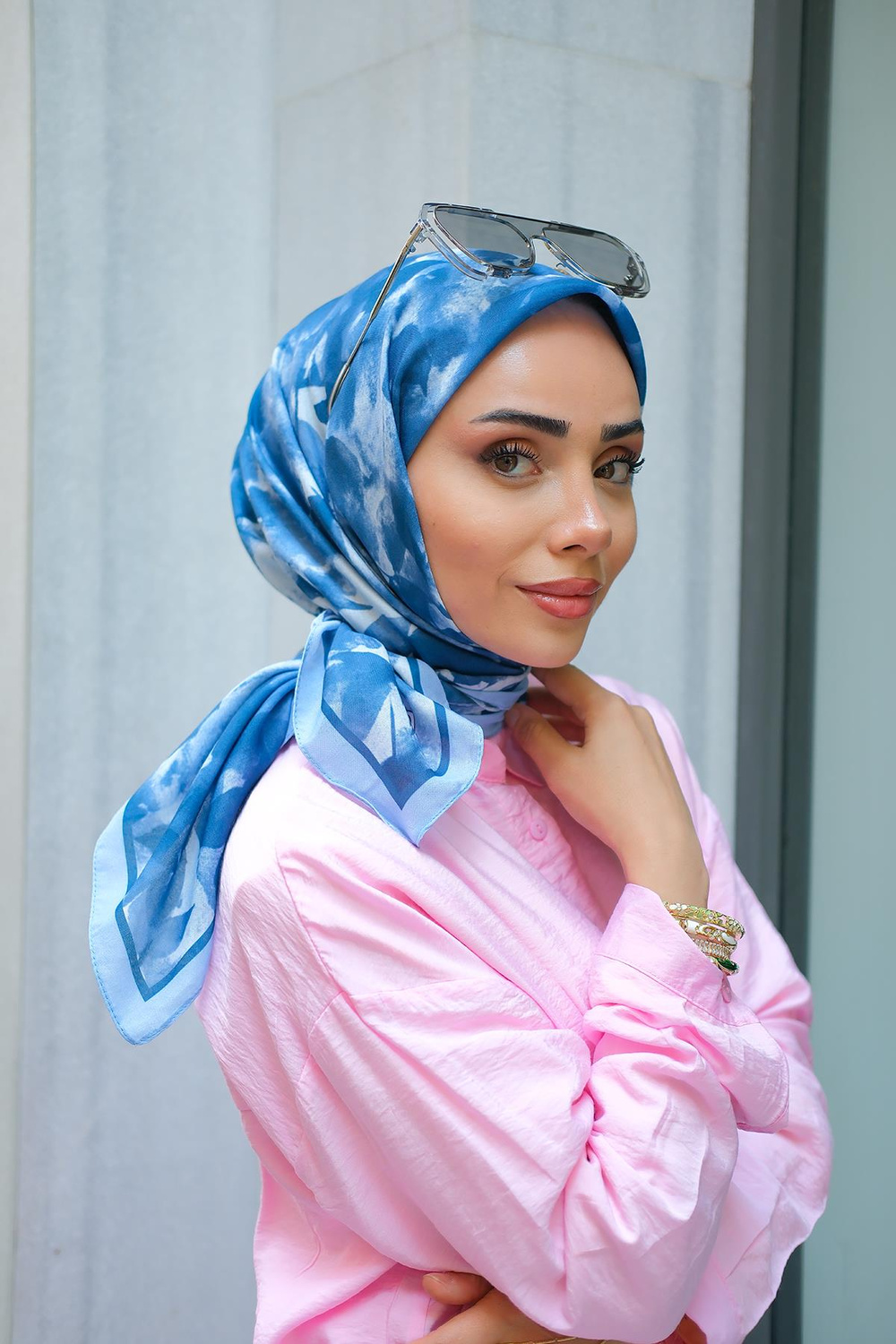 Lavanta Soft Eşarp Açık Mavi