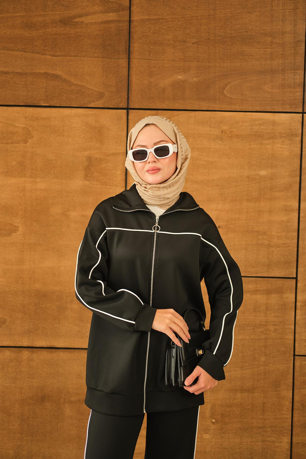 Robası Biyeli Takım Siyah