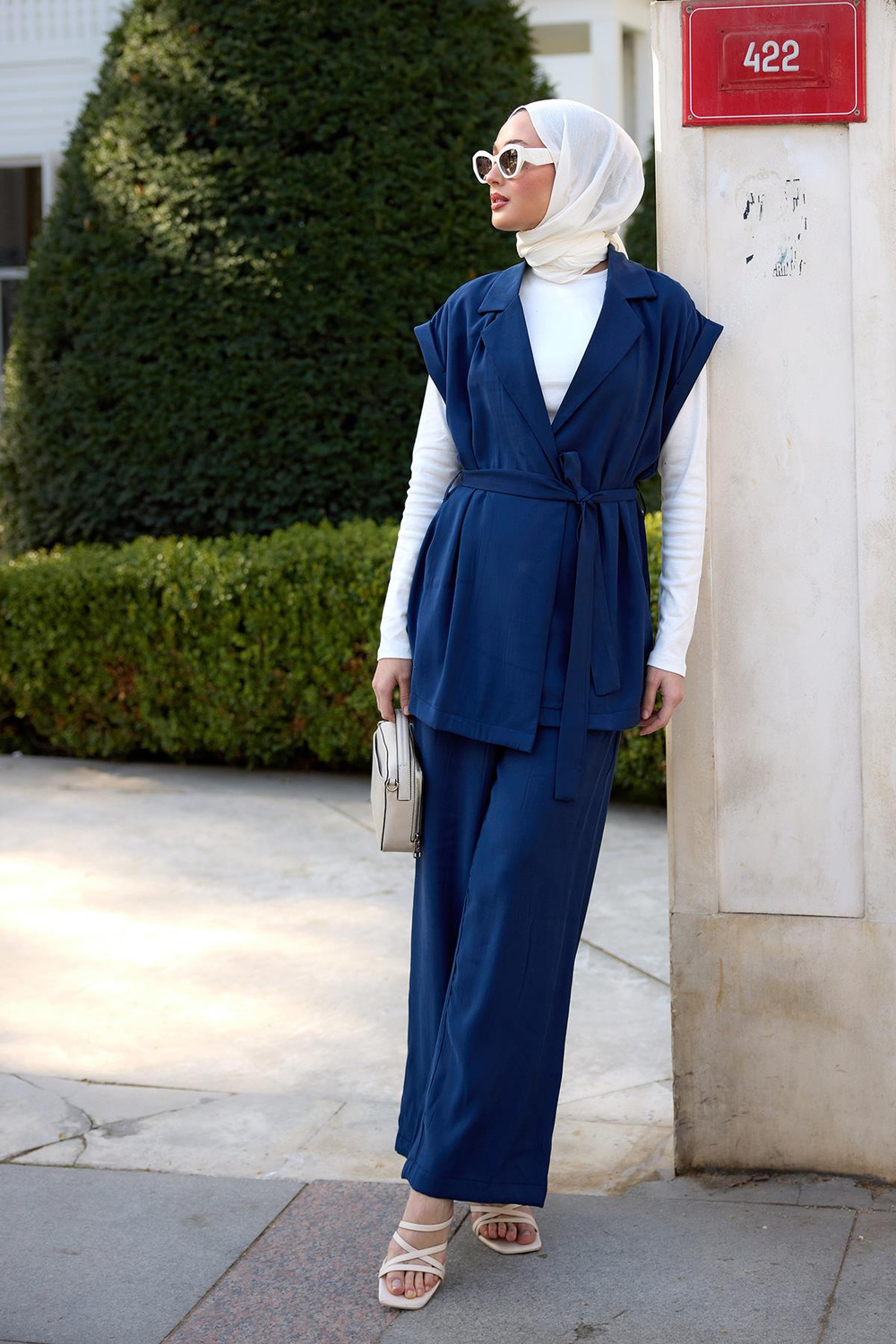 Yelekli Modal Takım Lacivert