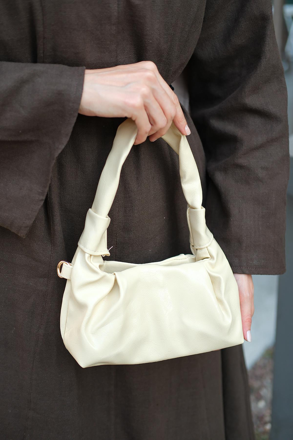 Zincir Askılı Çanta Sarı