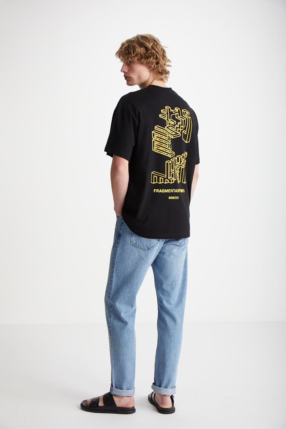 BEAL  Oversize Siyah Tekli T-Shirt