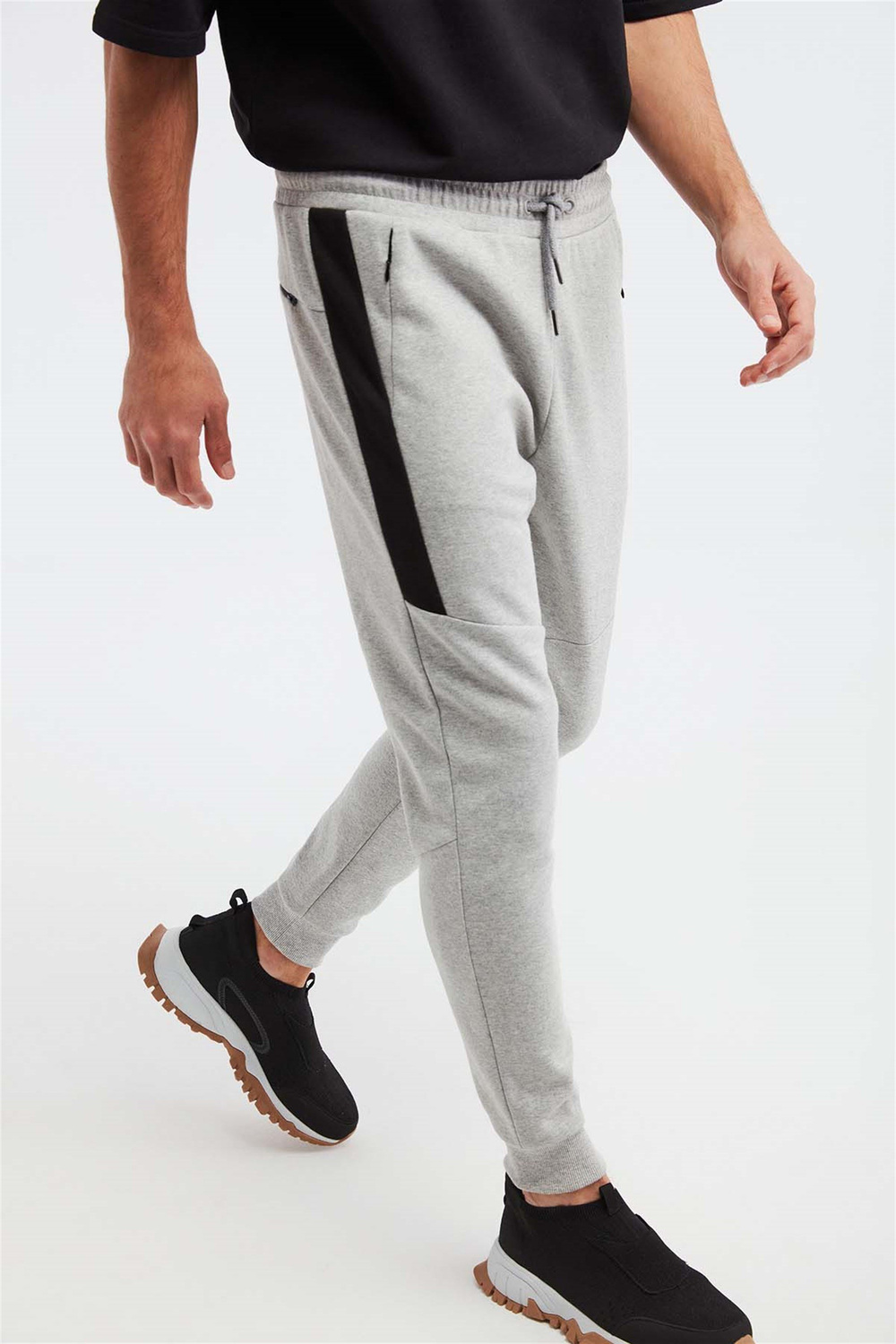 CURVE Örme Comfort Fit Grimelanj  Pantolon