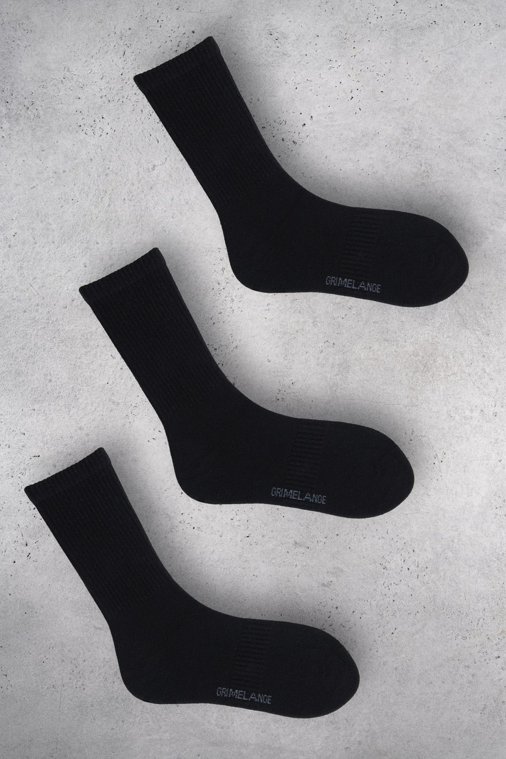 ELANOR Kadın Organik Pamuklu 3 Lü Paket Siyah Çorap