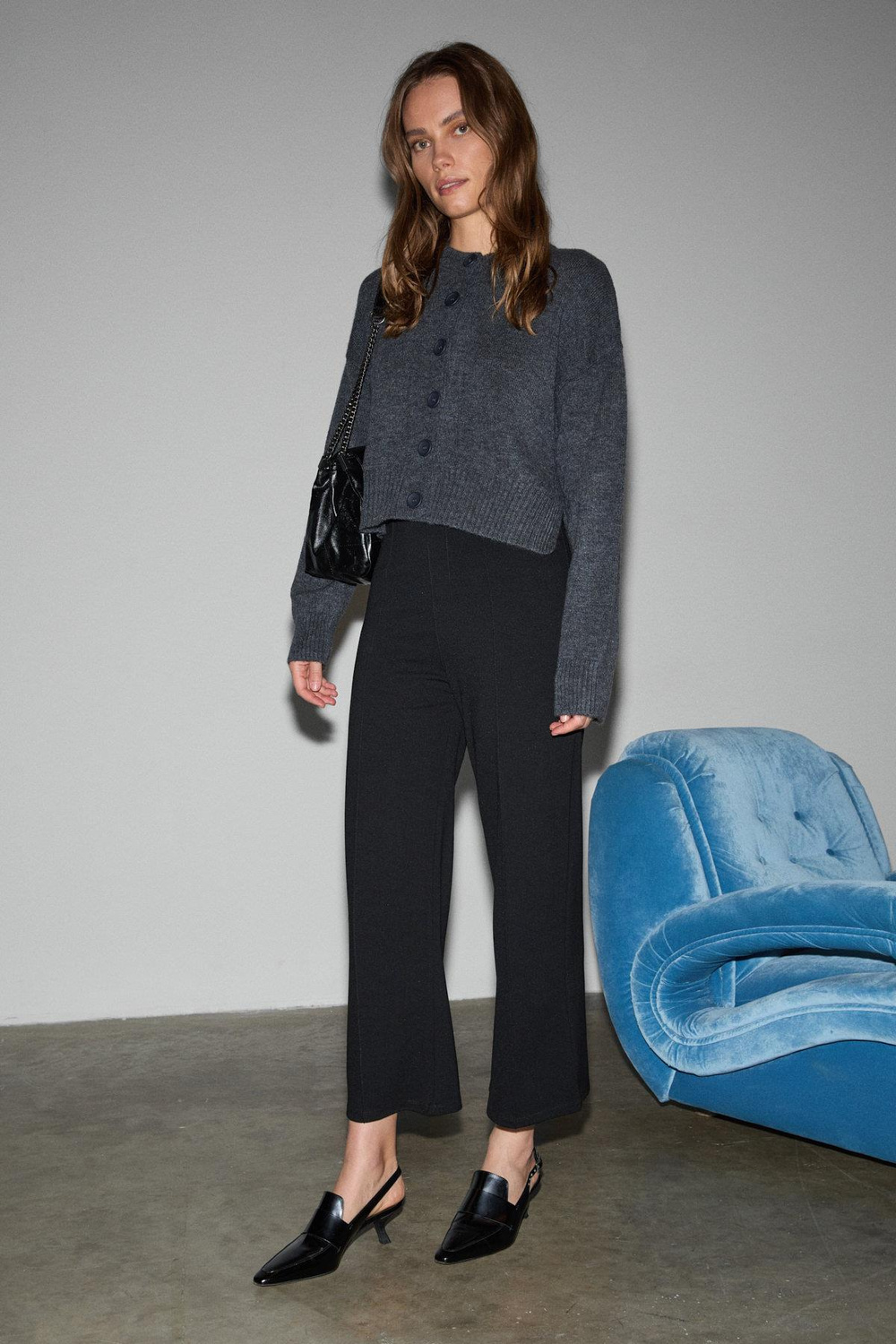 FREDA Kadın Siyah Pantolon