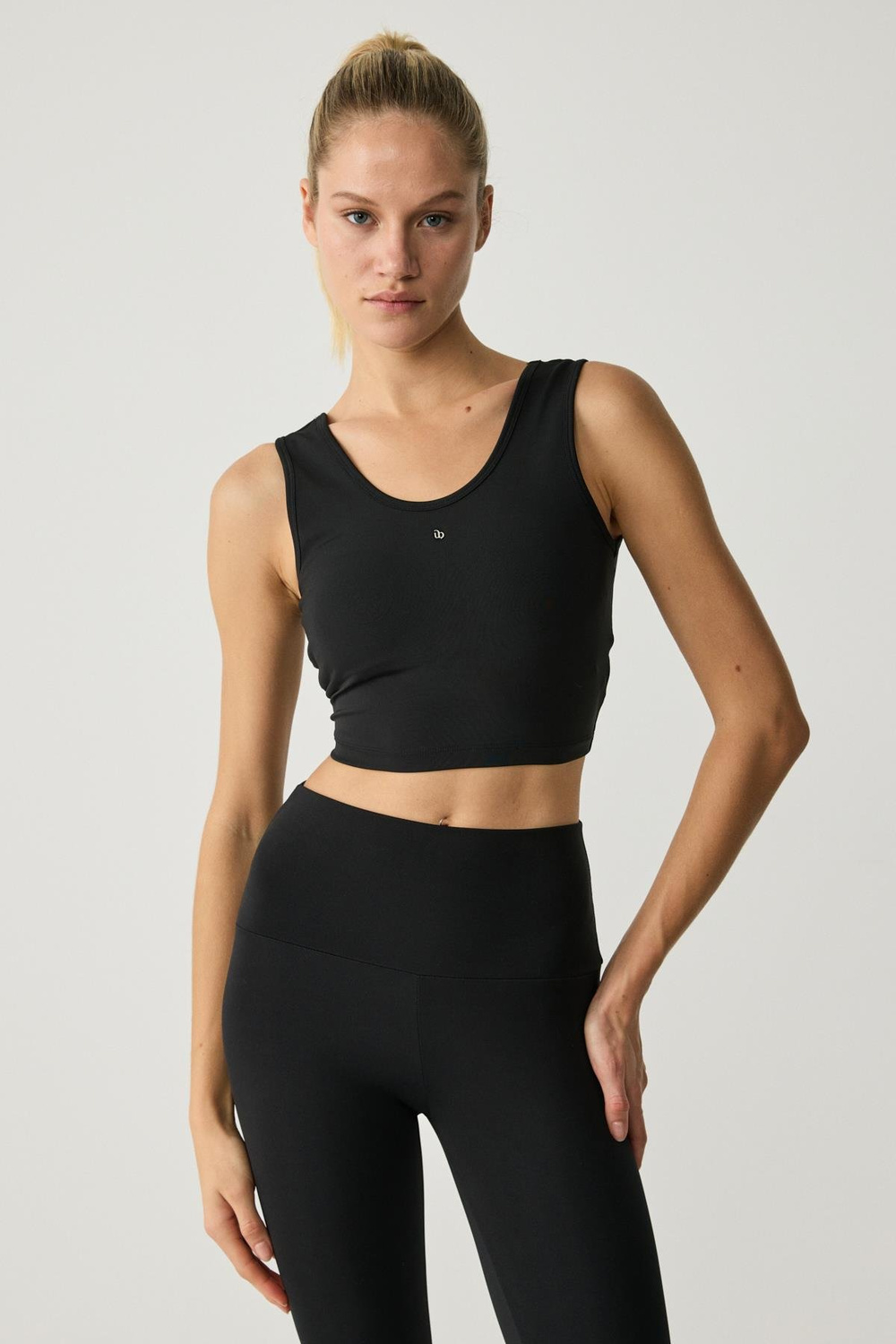 NAYLA Kadın Tank Top Sportswear Siyah Büstiyer