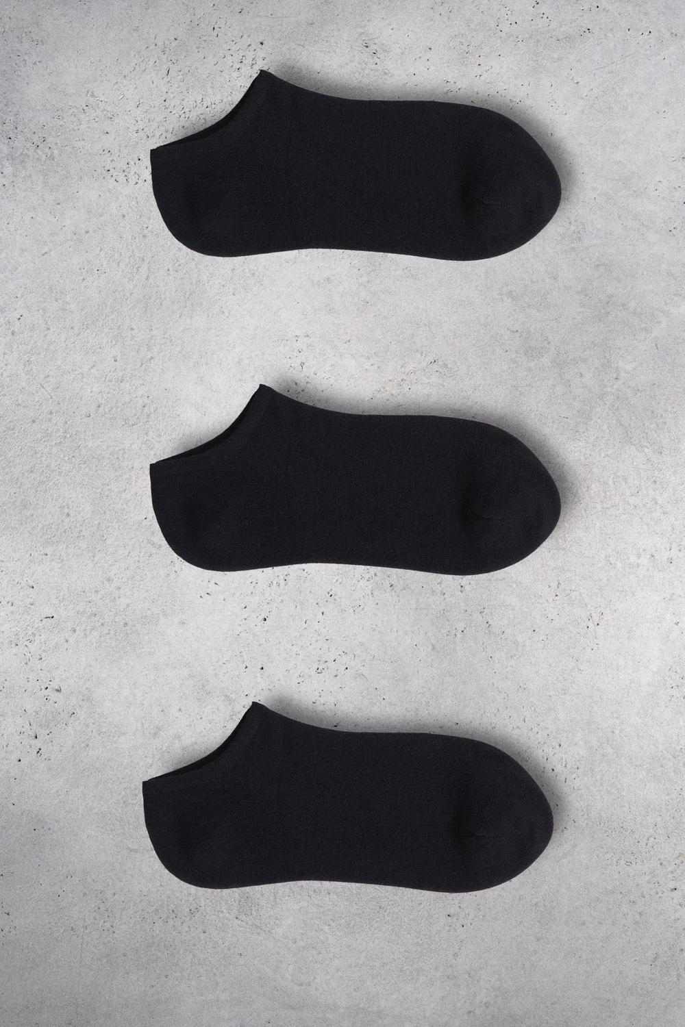 NIKLAUS Bamboo Erkek Patik Siyah-Beyaz-Lacivert Çorap