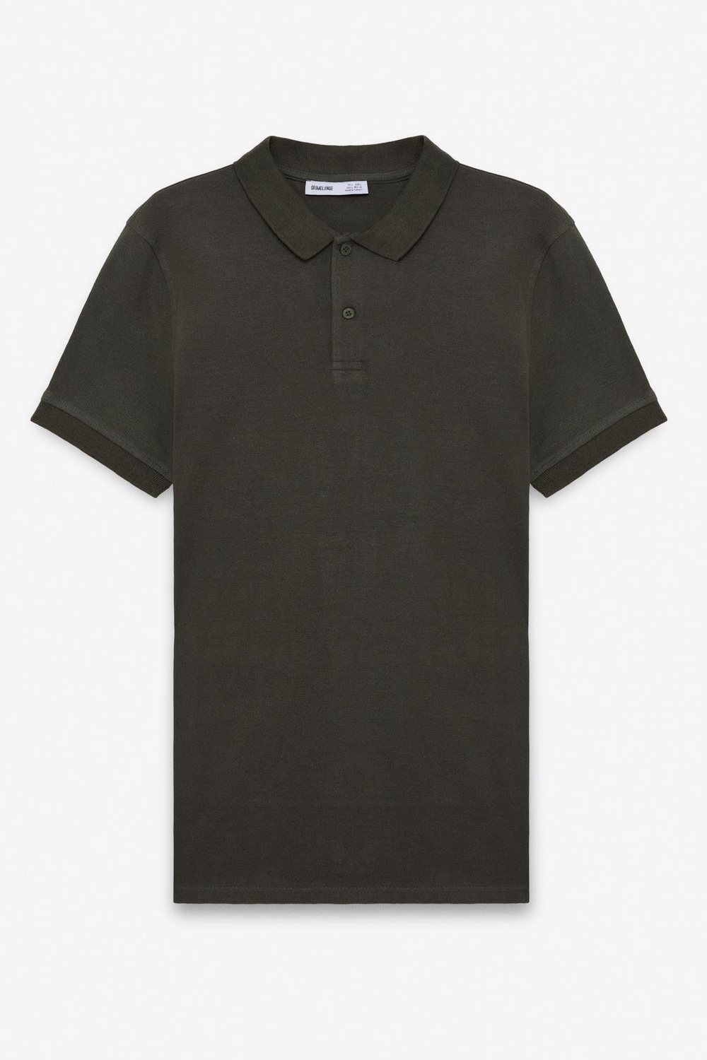 SKYLOOM Erkek %100 Pamuk Kısa Kollu Regular Fit Antrasit Polo Yaka T-shirt