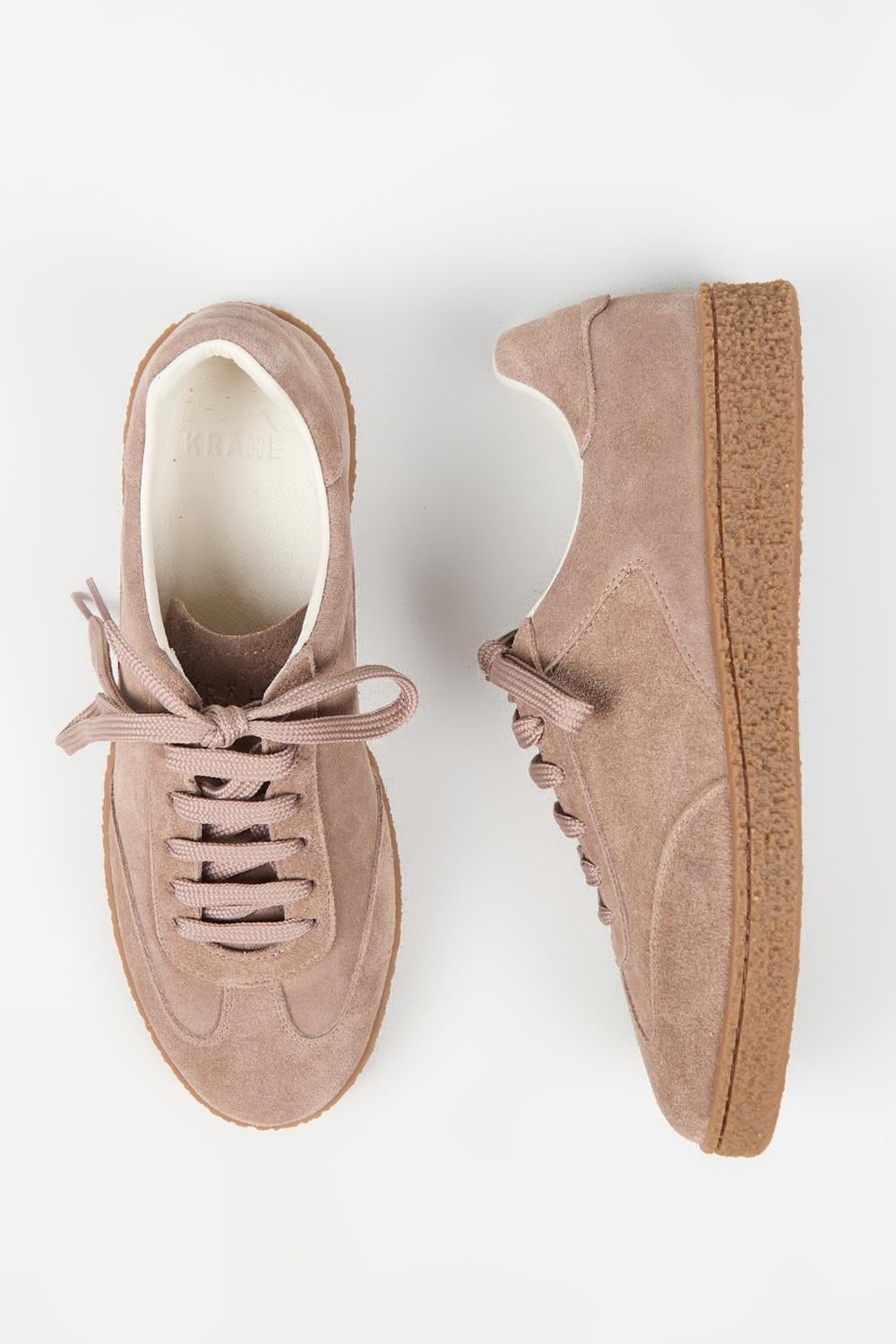 Krahe Palminteri Erkek Hakiki Deri Bağcıklı Vizon Sneakers