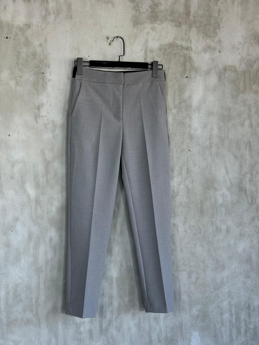 Bel Lastik Detaylı Kumaş Pantolon (Antrasit)