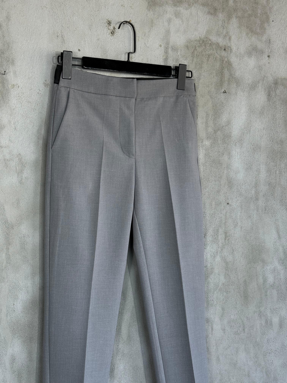 Bel Lastik Detaylı Kumaş Pantolon (Antrasit)