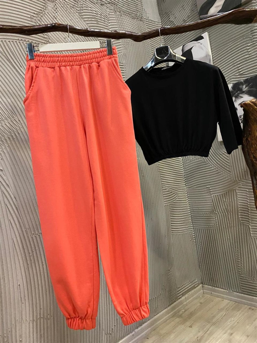Boyfriend Model Yazlık Penye Tok Kumaş Eşofman Pantolon (YAVRU AĞZI )