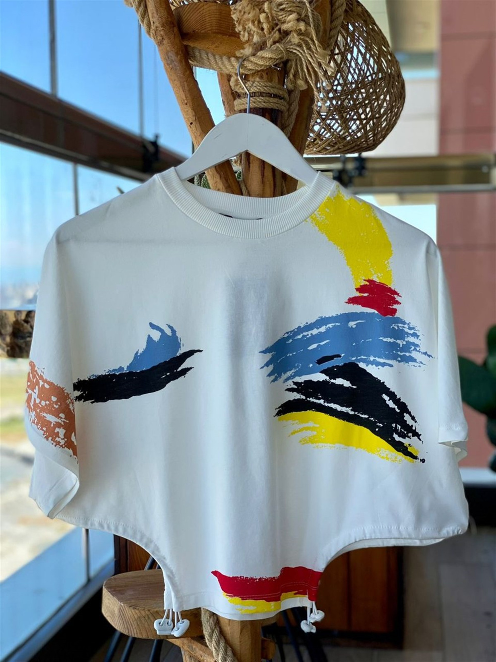 Büzgü Detay Tshirt