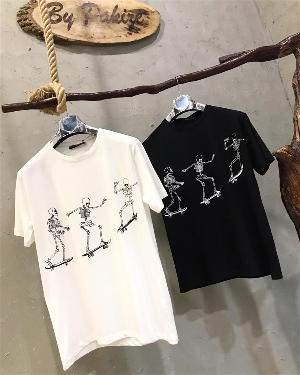 Kuru Kafa Basic Tshirt (BEYAZ&SİYAH)