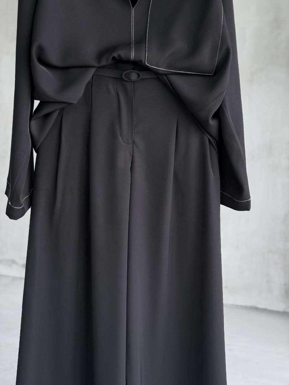 Massimo Model Prada Kumaş Premium Takım (Siyah)