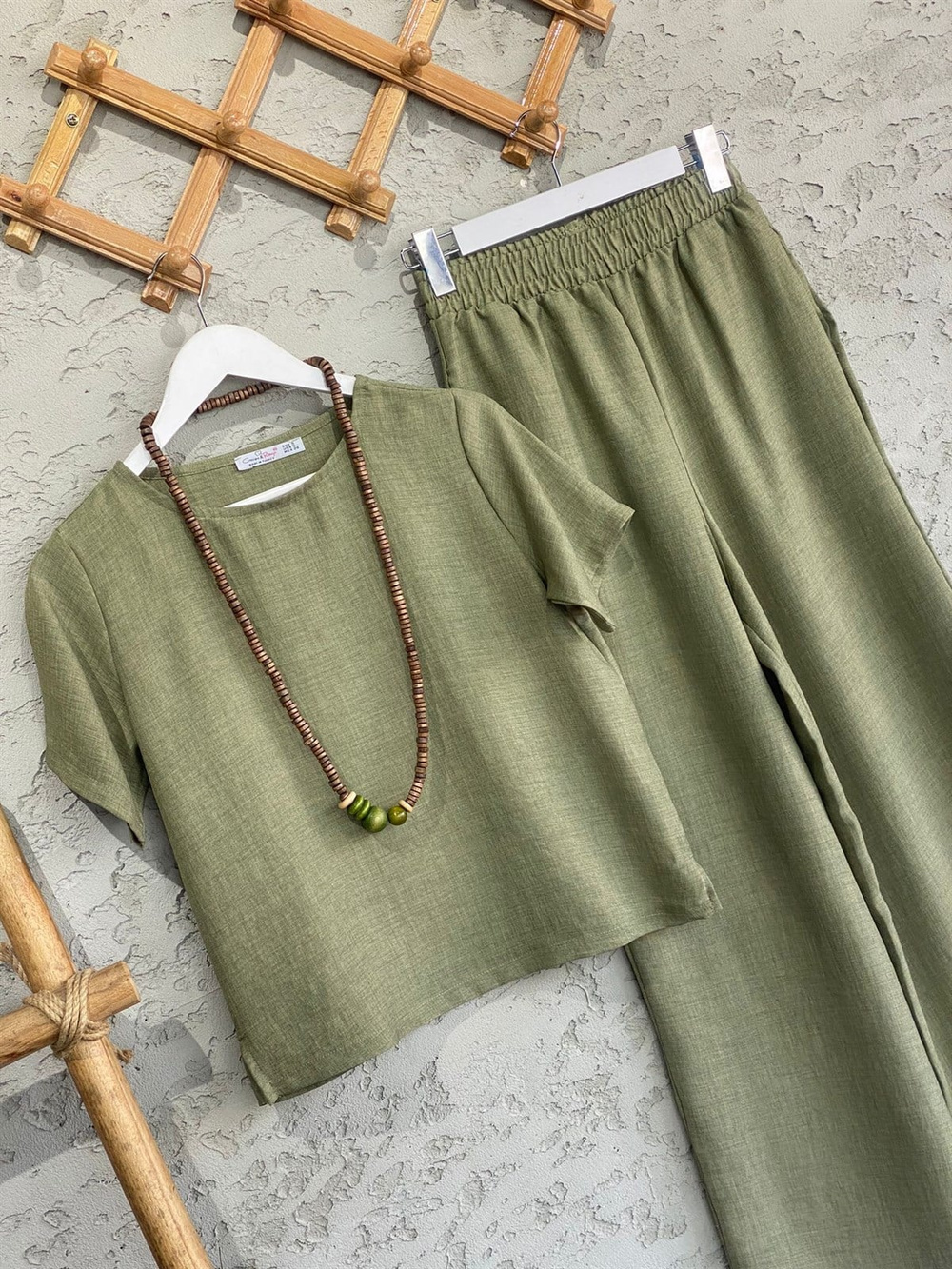 RAHAT BLUZ VE PANTOLON TAKIM (Mint)
