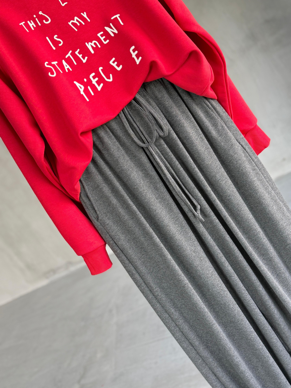 Salaş Kesim Jogger Pantolon (Antrasit)