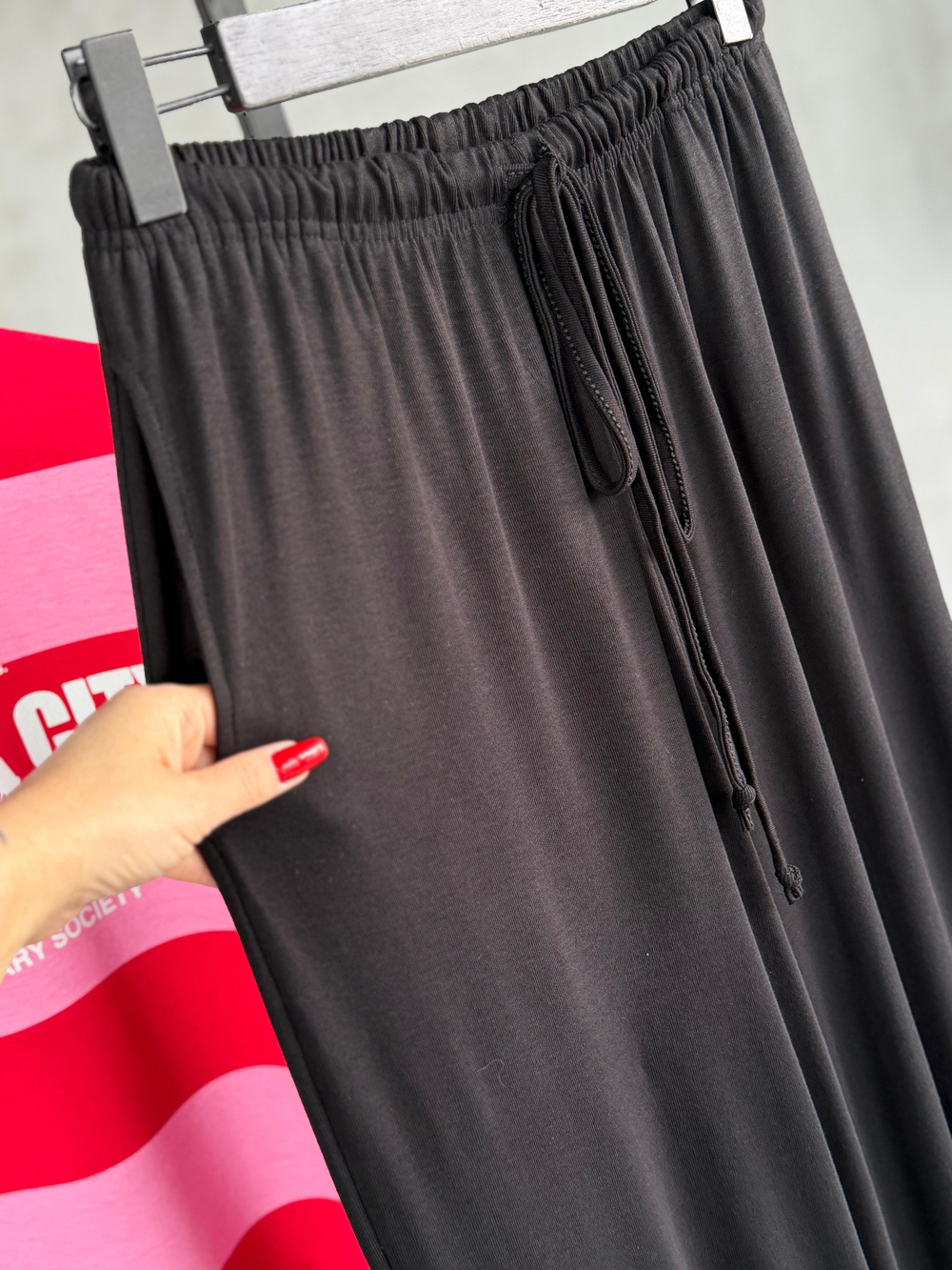 Salaş Kesim Jogger Pantolon (Siyah)