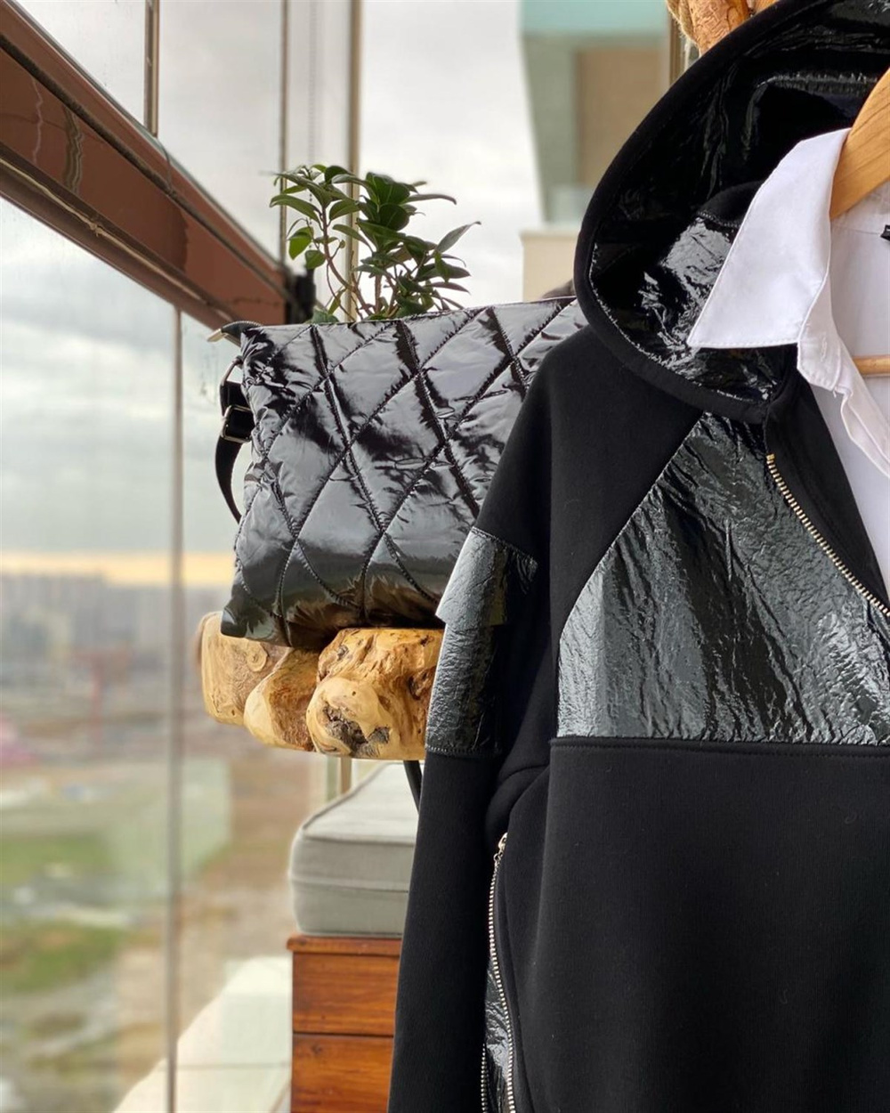 Tasarım Model Rugan Detaylı Sweat Ceket