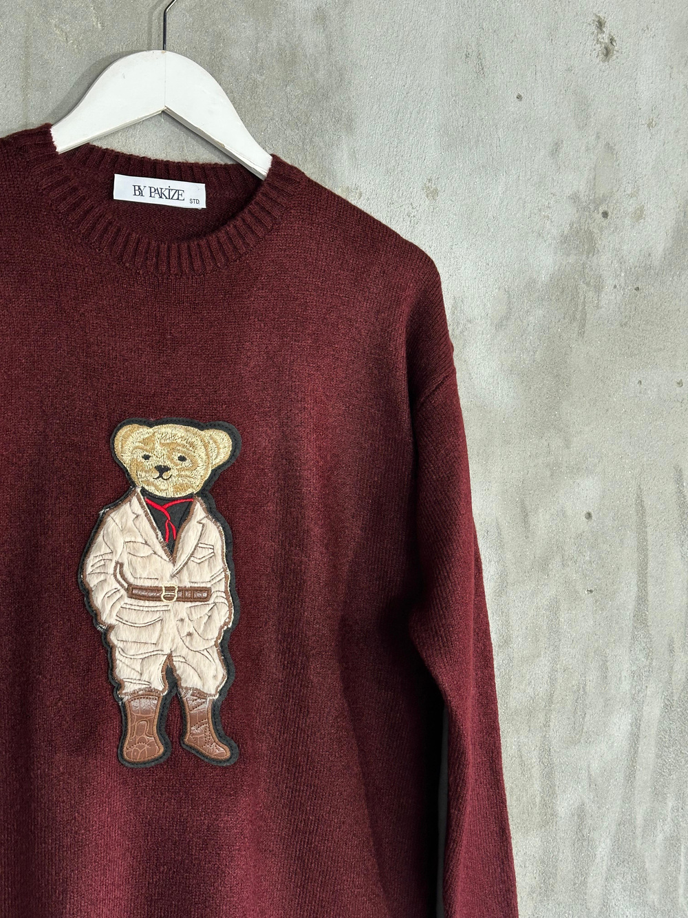 Teddy Yumoş Kazak (Bordo)