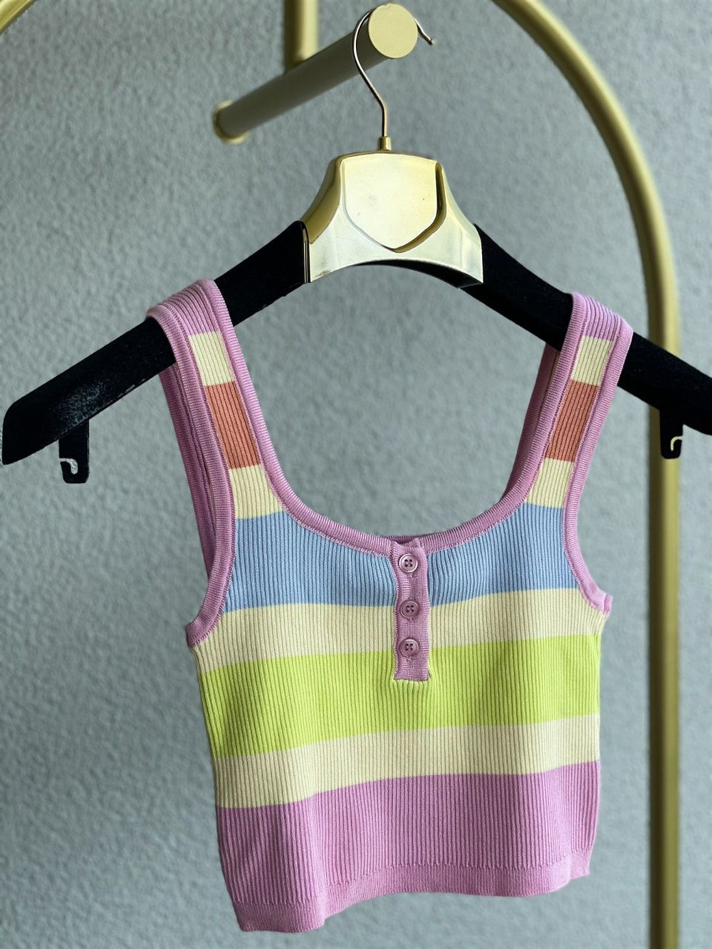 Triko Crop (Pembe)