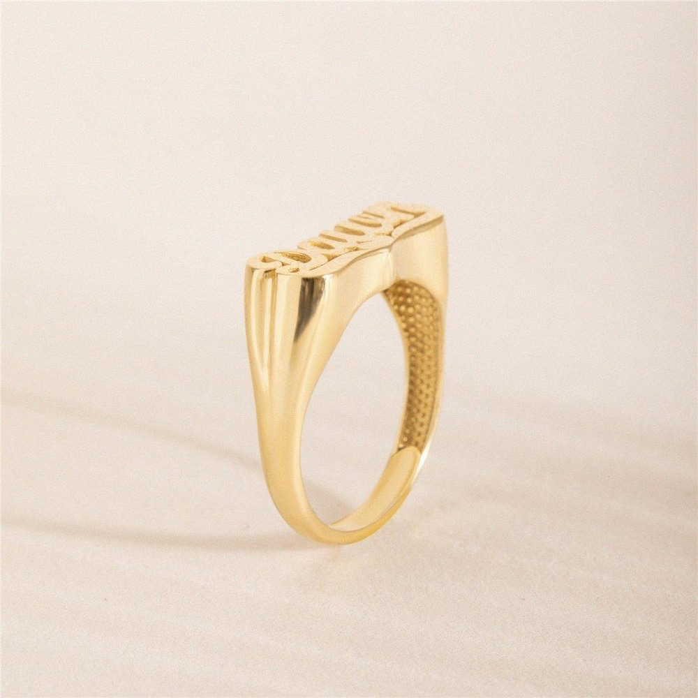  Altın İsim Yüzük - Goldstore