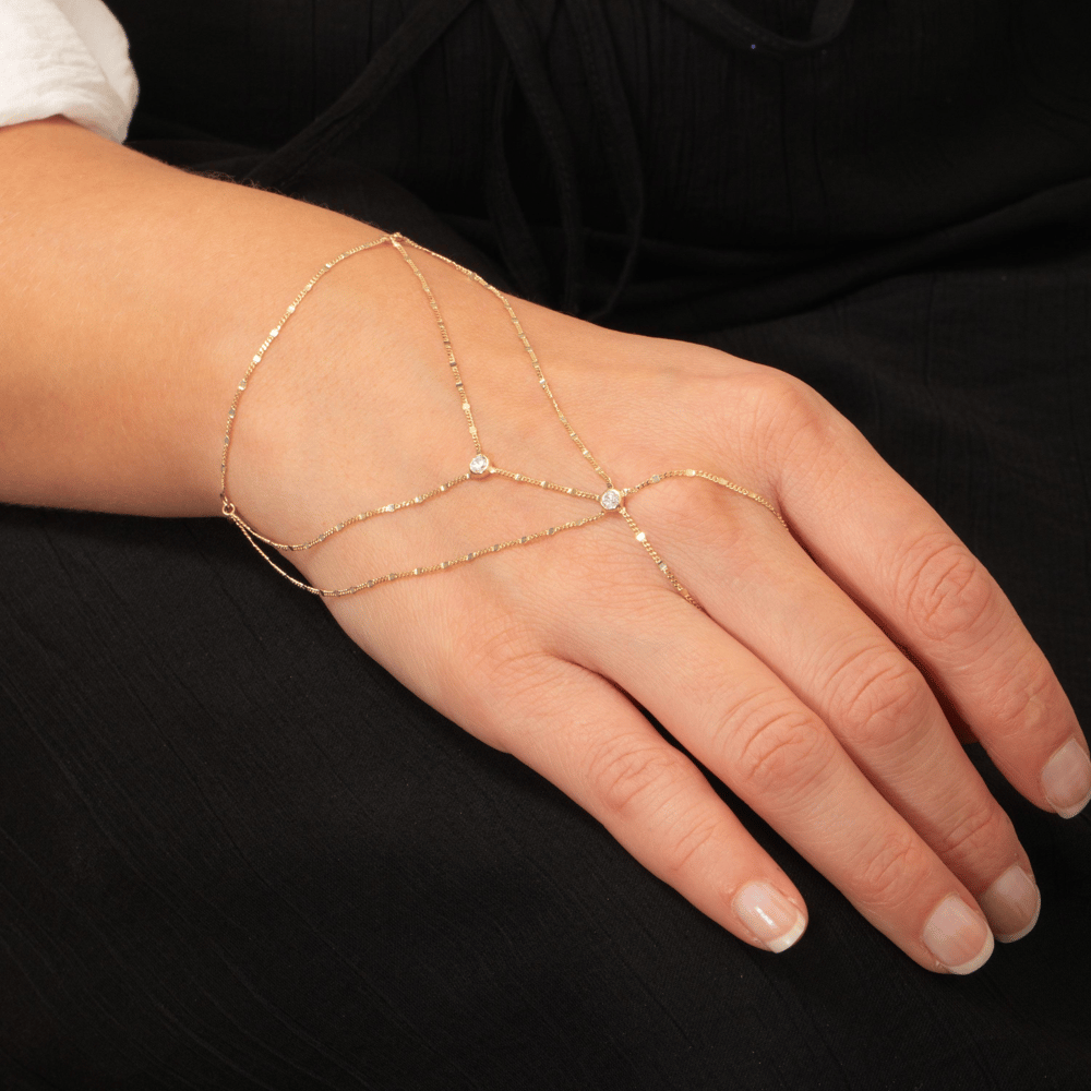 0.20 Karat Pırlanta Altın Şahmeran Bileklik - Goldstore