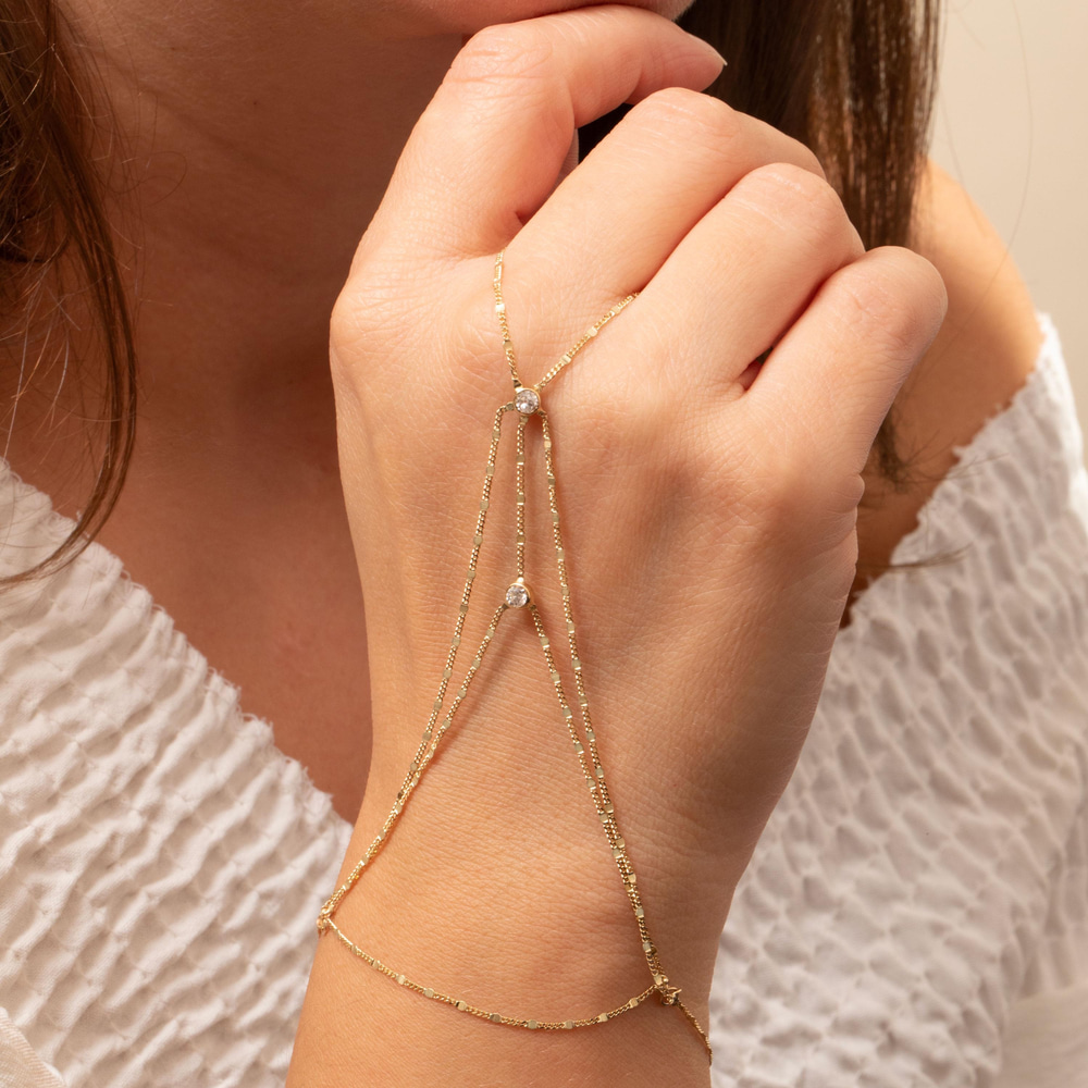 0.20 Karat Pırlanta Altın Şahmeran Bileklik - Goldstore