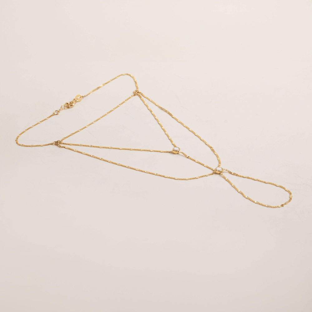 0.20 Karat Pırlanta Altın Şahmeran Bileklik - Goldstore