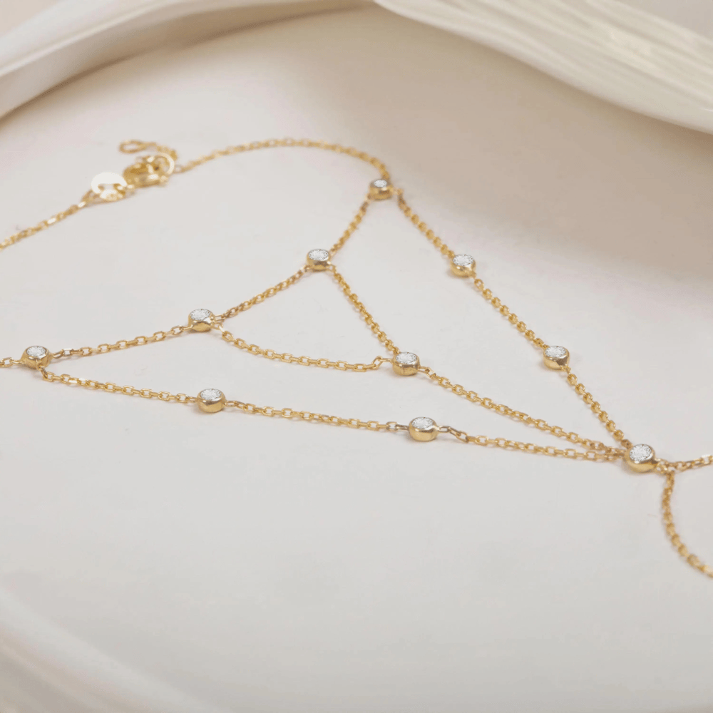 0.50 Karat Pırlanta Altın Şahmeran Bileklik - Goldstore