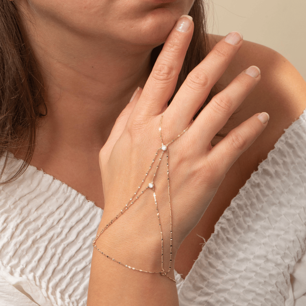 0.20 Karat Pırlanta Altın Şahmeran Bileklik - Goldstore