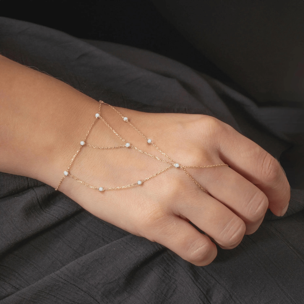 0.50 Karat Pırlanta Altın Şahmeran Bileklik - Goldstore