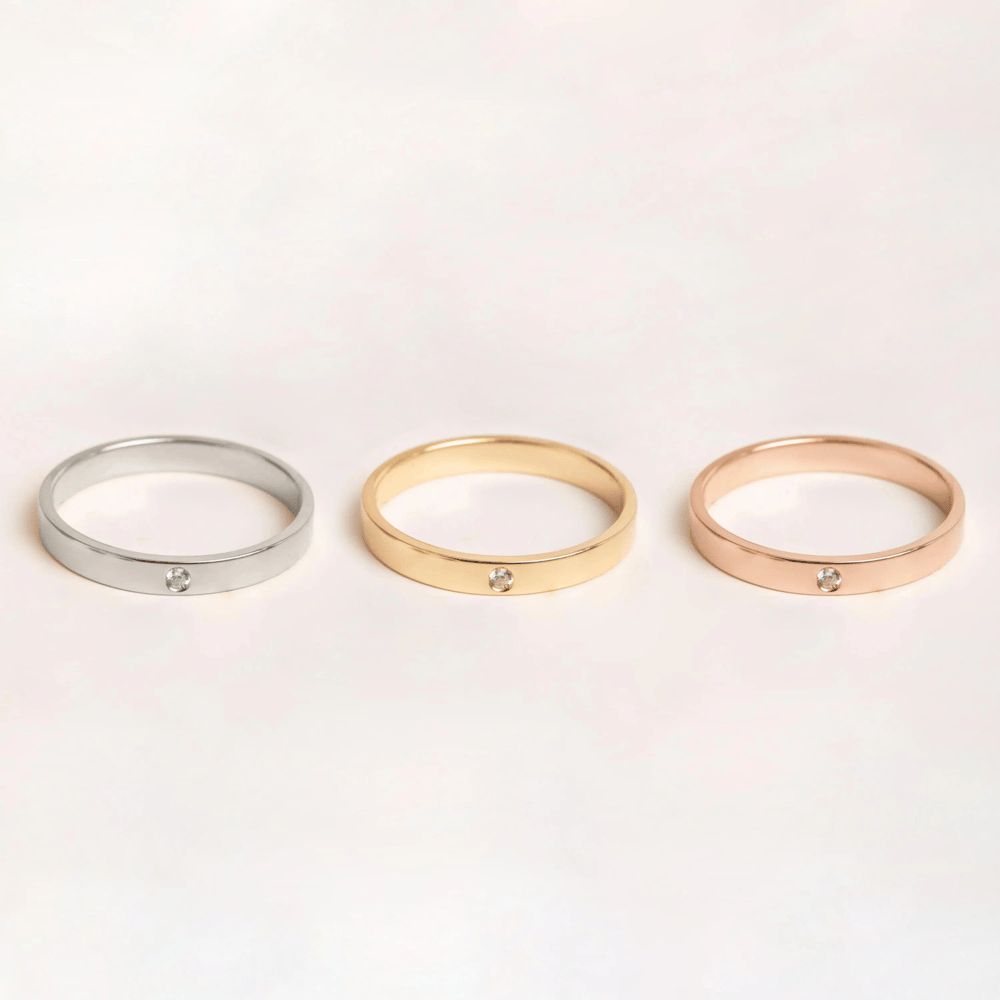 0.01 Karat Pırlanta Altın Yüzük - Goldstore