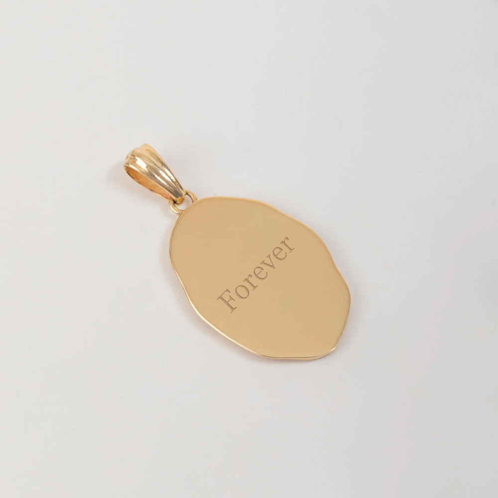 Aile Hikayesi Doğum Çiçekli Altın Kolye  - Goldstore