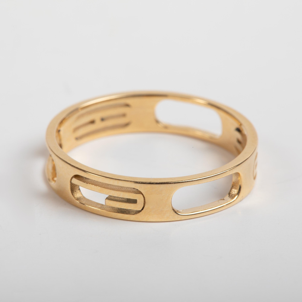 Ailemin Hikayesi Harfli Altın Yüzük - Goldstore