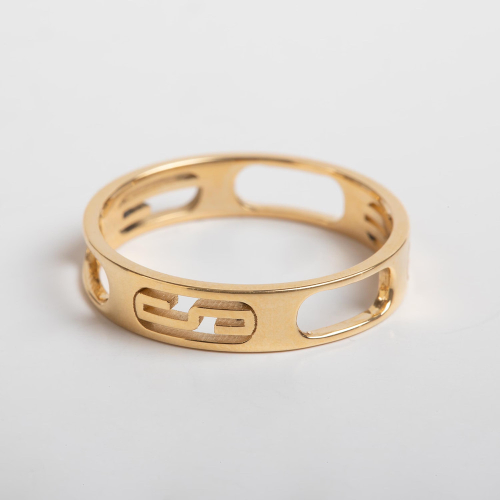 Ailemin Hikayesi Harfli Altın Yüzük - Goldstore