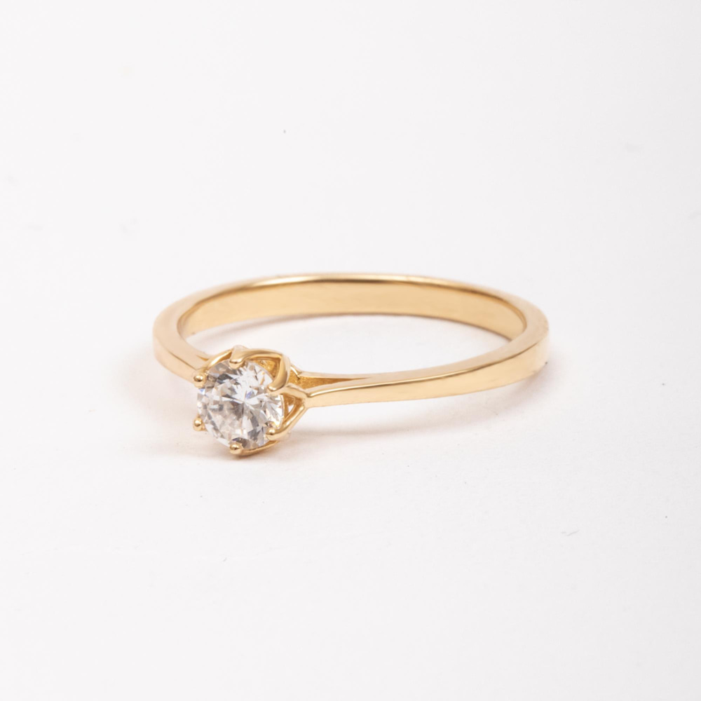 Altın 6 Tırnak Düz Yüzük - Goldstore